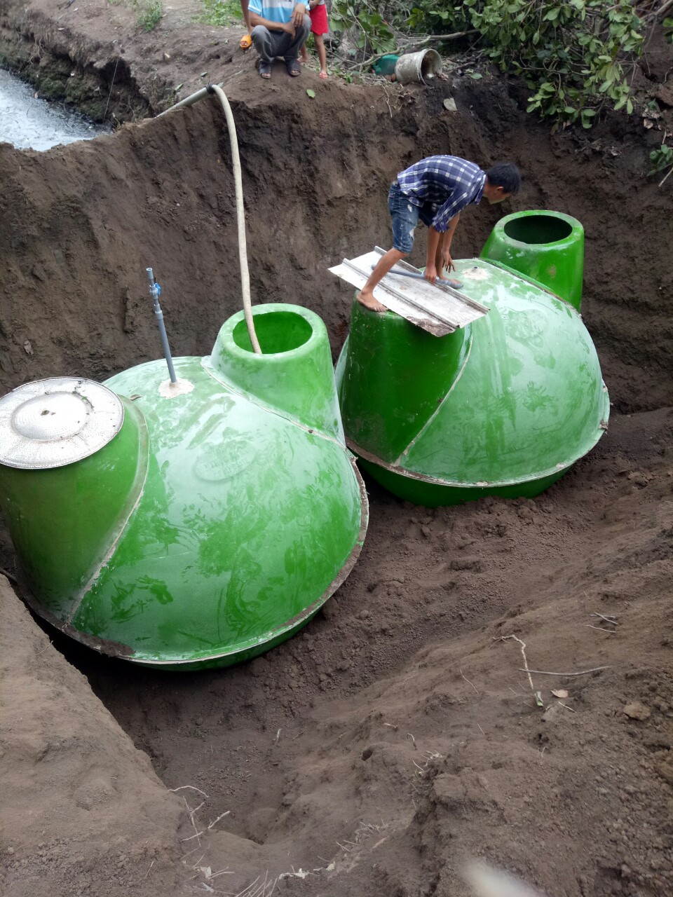 Lắp đặt công trình biogas tại Lâm Đồng quy mộ: 100 heo thịt
