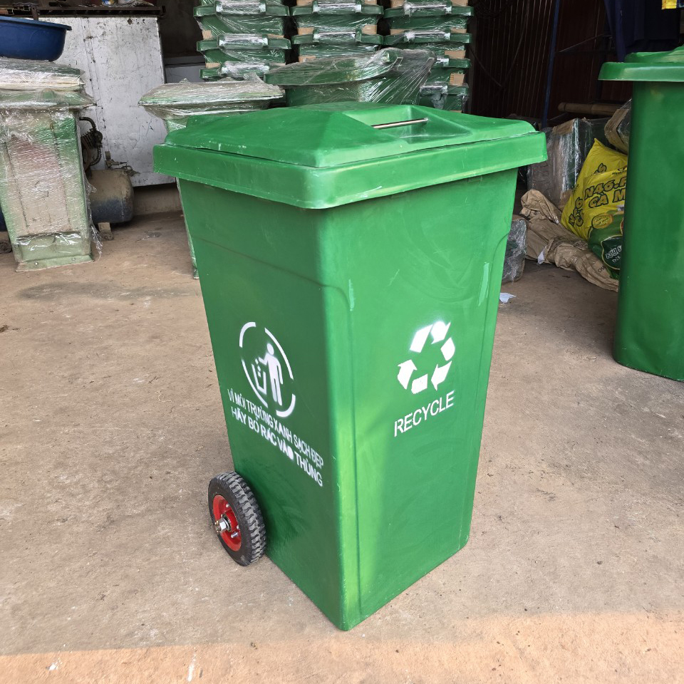 Thùng rác nhựa composite 120L