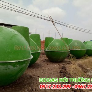 Hầm bể biogas Môi Trường Xanh đường kính 2,25m
