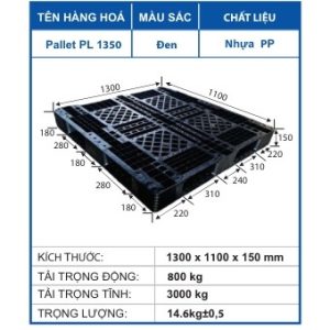 Pallet PL 1350 Đen
