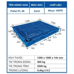 Pallet PL 08 Xanh