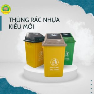 Thùng rác nhựa 60L