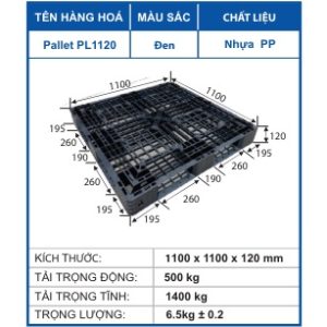 Pallet PL1120 Đen